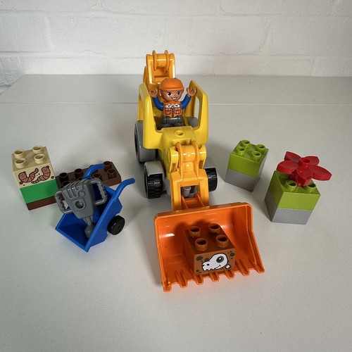 Lego duplo backhoe - -, loader