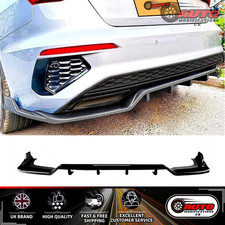 Audi S3 A3 S Line Diffuser 8Y Saloon Rear Lip Valance 2020+ Body Kit Bumper Lip