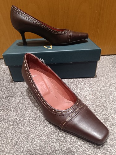 Vintage brown kitten heels - brown,