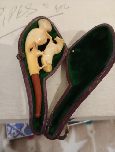 Antique horse meerschaum style - meerschaum,