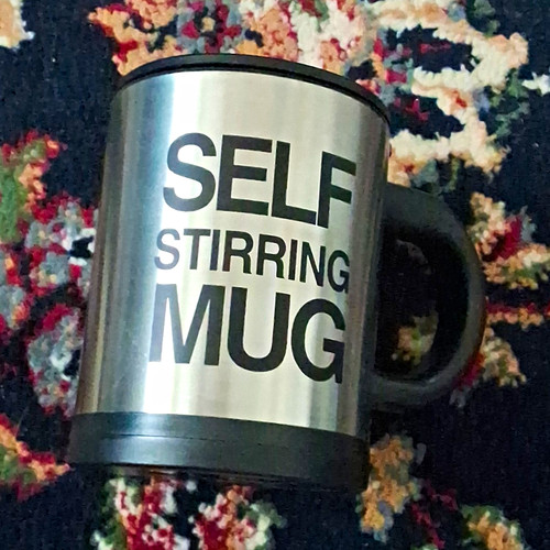 Self stirring mug stainless - self,