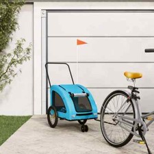 Bike Trailer Blue Oxford
