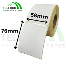 Avery Berkel White Direct Thermal 58mm x 76mm Labels Permanent Adhesive 500/Roll