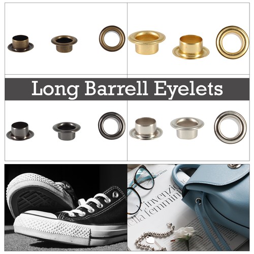 100 long barrel eyelet with - long,