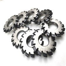 8 Pcs/Set 14.5° Involute Gear Cutter DP8 DP10 DP16 DP20 DP22 PA14-1/2 HSS 8H