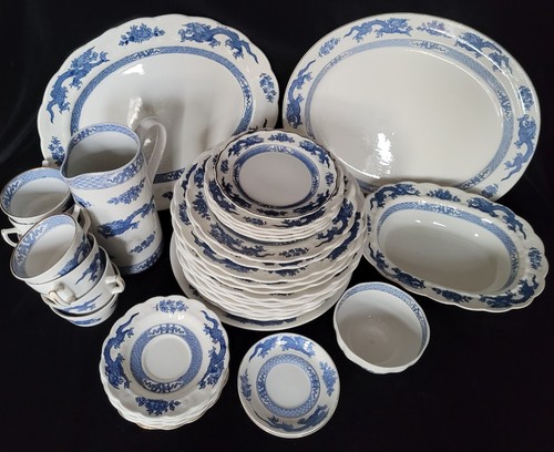 Vintage booths blue dragon - vintage,