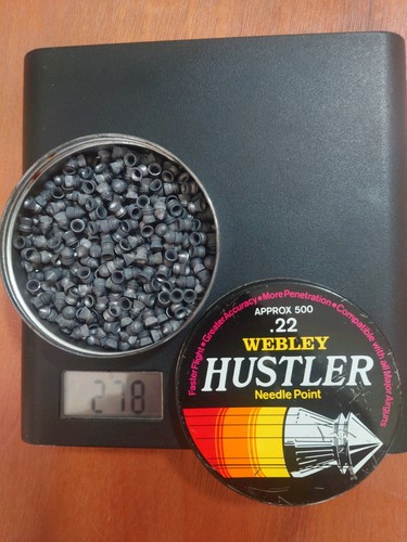 Webley hustler pellets - hustler, .22