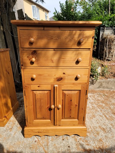 Pine chest drawers linen - chest, of