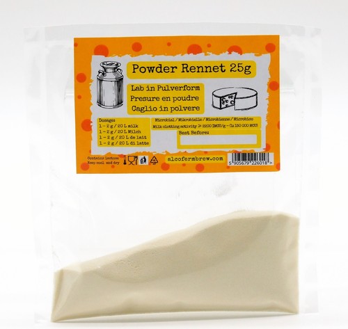 Powder rennet 25g vegetarian - -,