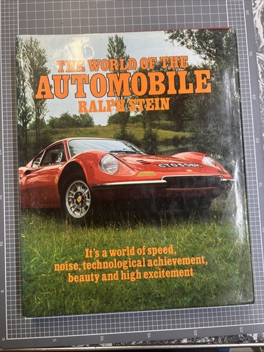 Vintage car book the world - car,