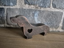 Dachshund Dog Ornament Black &