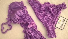 Sexy 2 PIECE Purple SATIN