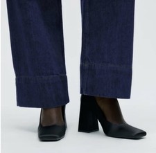 Women ZARA Block Heel Court