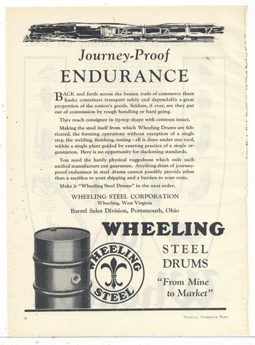 1926 wheeling steel of - wheeling, co.