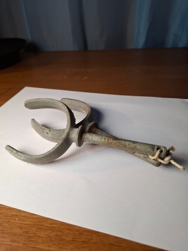 Vintage galvanized rowlock set - rowlock,