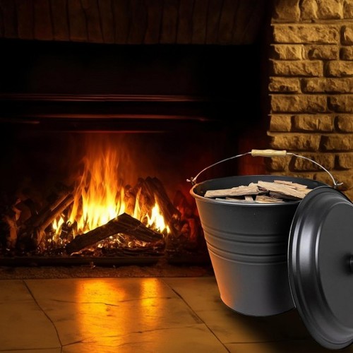 12l metal ash bucket - ash,