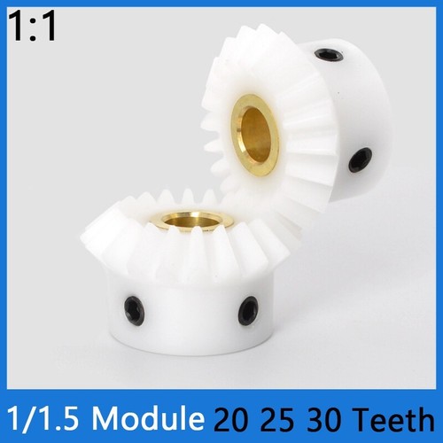 Bevel gear 5module white - bevel,