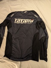 Men's Tatami Rashguard Black Size Small