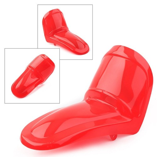 Red front fender cover - front,