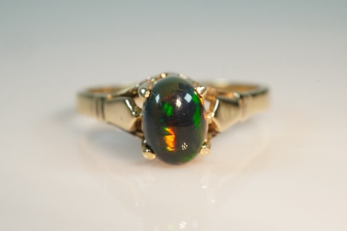Fabulous solid black opal - fabulous,