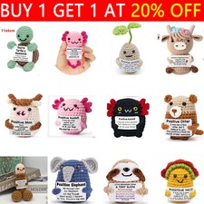 Funny Positive Potato Animal Gift Handmade Crochet Animal Cute Emotional Support
