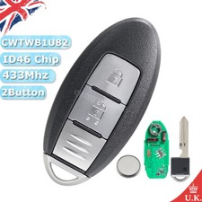 Remote Key Fob For Nissan Juke F15 2011 2012 2013 2014 2015 2016 2017 2018 2019