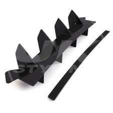 GLOSS BLACK ST STYLE BLADE REAR DIFFUSER FOR FORD FOCUS MK4 ALL BODY TYPES 2018+