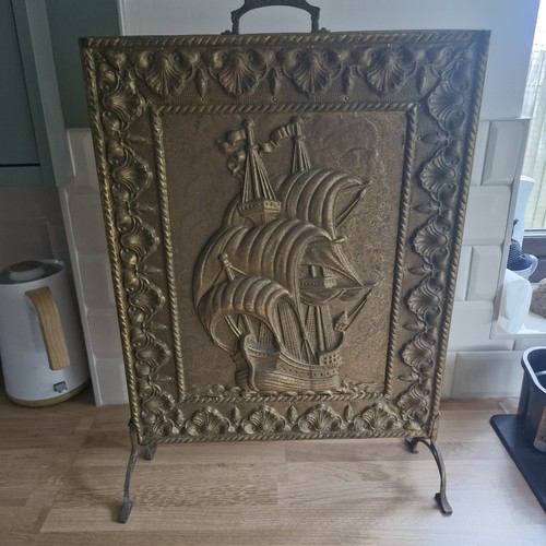 Vintage embossed ship - vintage,