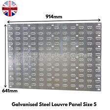 NEW Galvanised Steel Wall Louvre Panel For Parts Bins & Linbins 641mm x 914mm