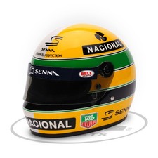 Ayrton Senna 30 Years Legacy - Bell Sports Mini Line 1:2 Scale Replica F1 Helmet