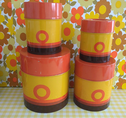 Vintage storage tins - 4,