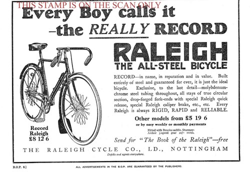 1930s advert raleigh - advert,