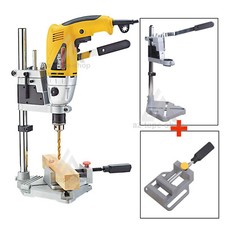 Adjustable Hand Drill Press Bench Stand Workbench Pillar Clamp Drilling Collet