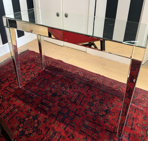 Mirrored glass rectangular - glass,