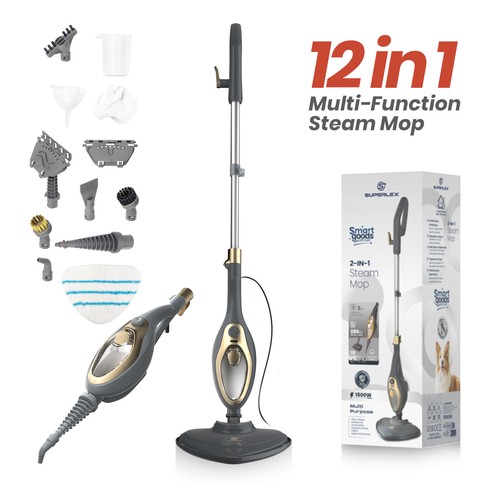 Superlex 15in1 hot steam mop - hot,