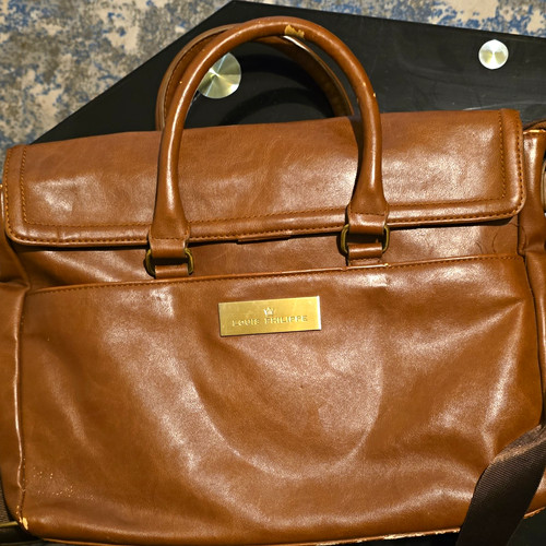 Louis philippe brown leather - brown,