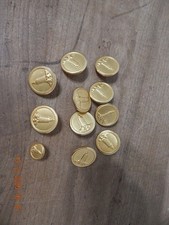 Waterbury Blazer Button Set Of 11 Lighthouses Solid Brass Button Coat