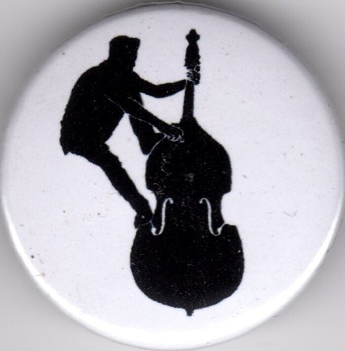 Psychobilly pin button badge - psychobilly,