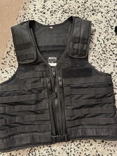 Ex Police Arktis Black Molle Vest. Large. 42/44” Chest. Used. 
