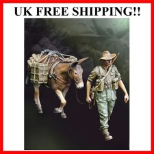 1/35 Scale Die-Cast Resin Figure Model Kit WWII British Special Force Soldier...