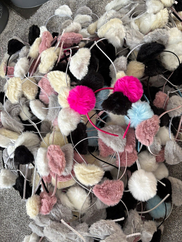 Multicolour pom padded - pom-pom,