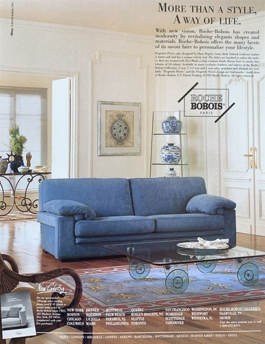 1995 roche bobois paris sofa - 1995,