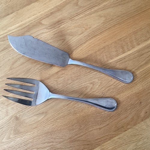 Vintage fish servers large - vintage,