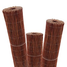 Aquagart Willow mat 25 m x 80  cm I Privacy mat made of willow Natural privacy s