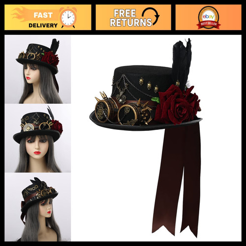 Steampunk top hats - top, &