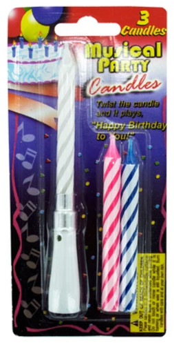 Musical birthday candles - birthday,