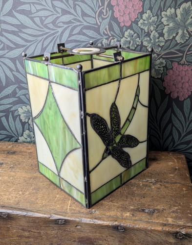 Green stained slag glass - green,
