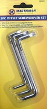 3pc Offset Screwdriver Set