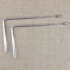  2 Pcs Water Witching Rods Stainless Steel Antenna Finding Dragon Ruler Thing