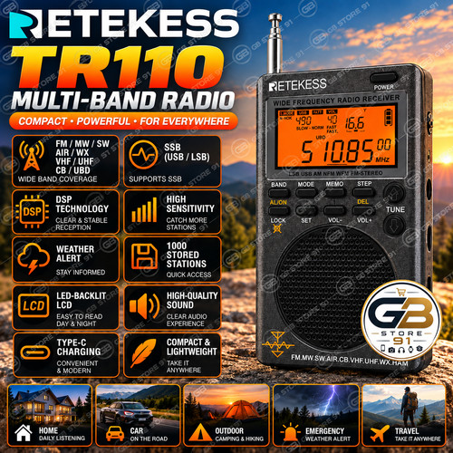 Retekess tr110 fullband radio - retekess,
